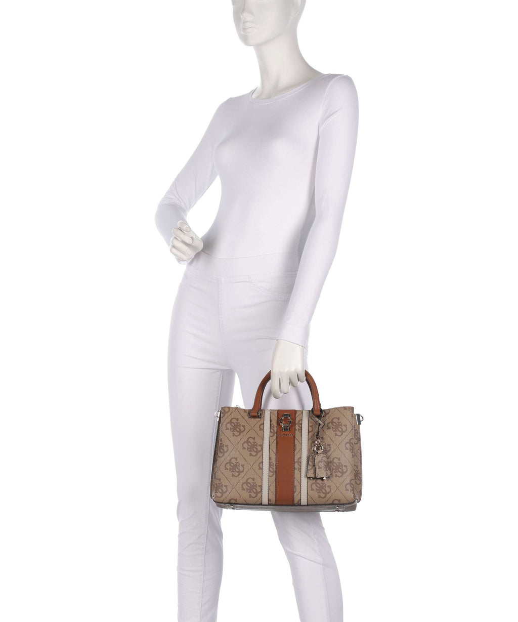 Guess Erenia Handbag latte logo