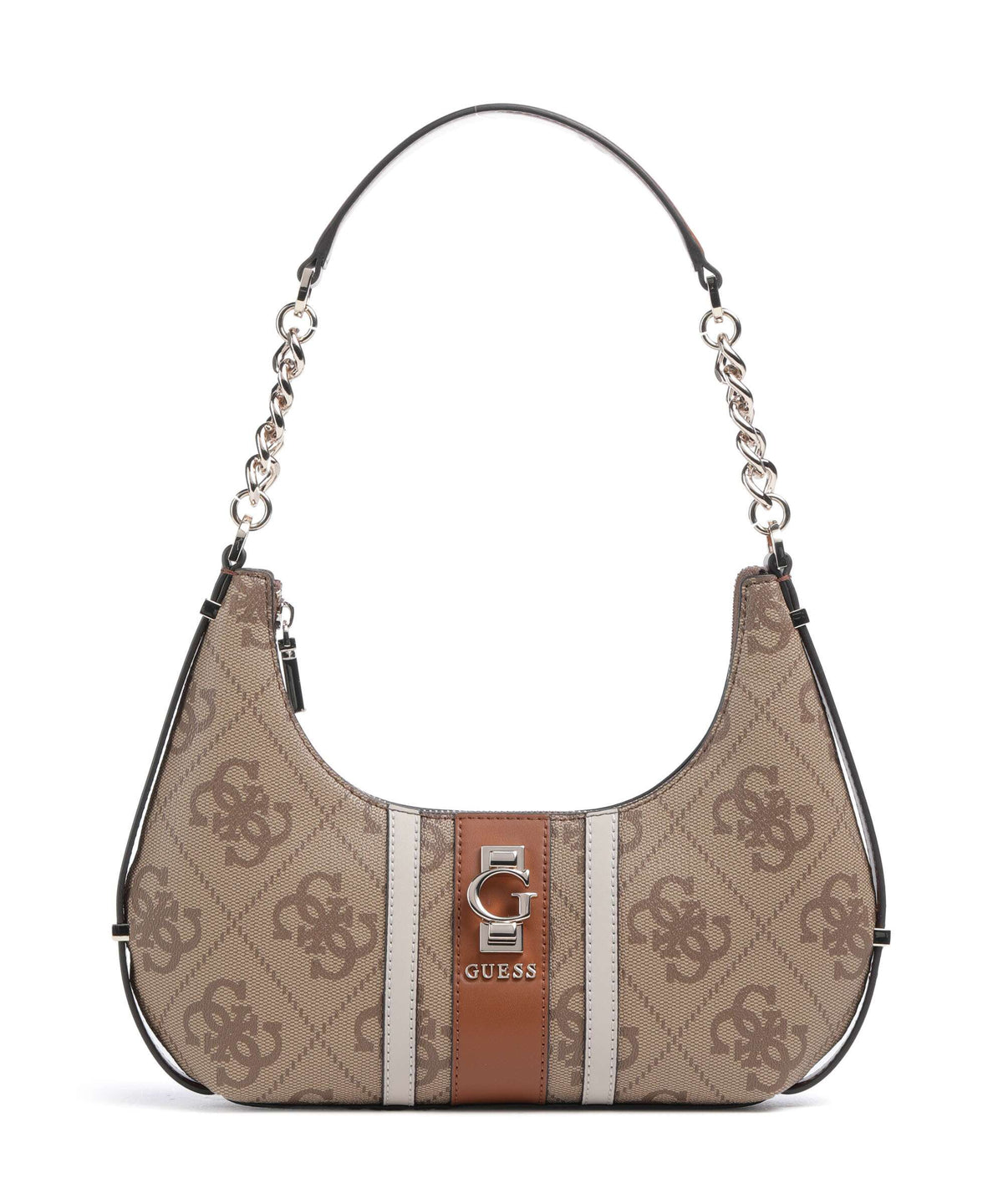 Guess Erenia Shoulder bag latte logo