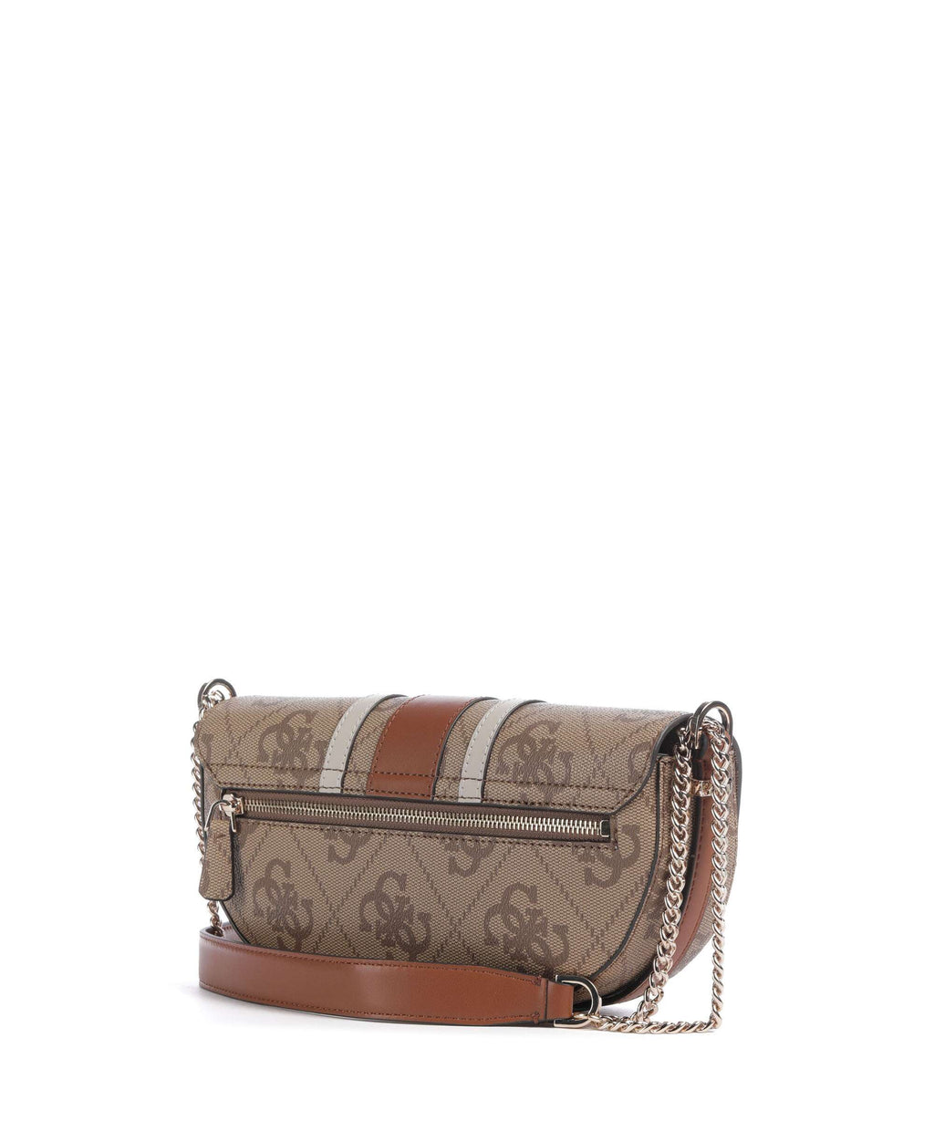 Guess Erenia Shoulder bag latte logo