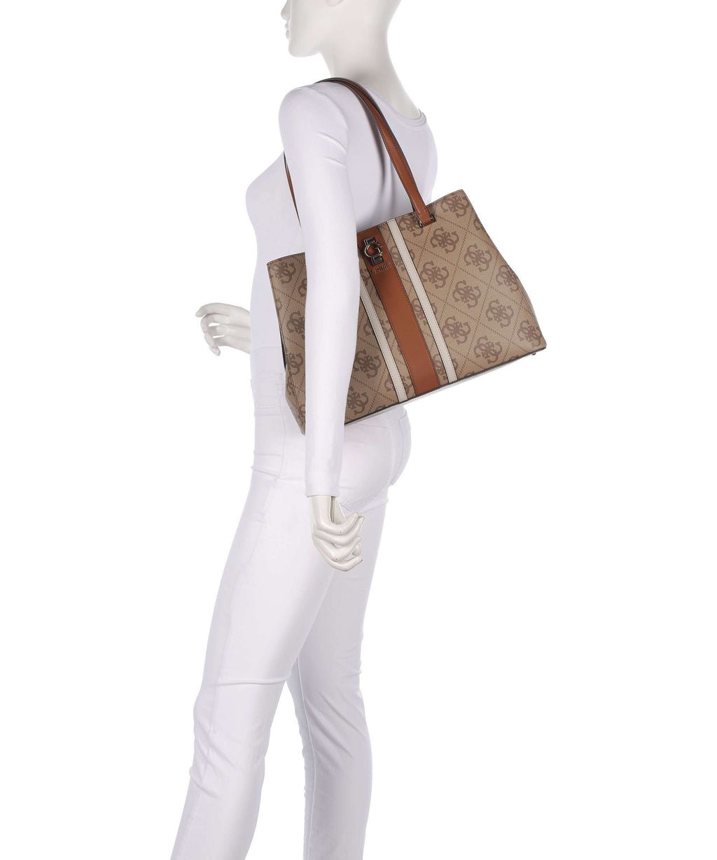 Guess Erenia Tote bag latte logo