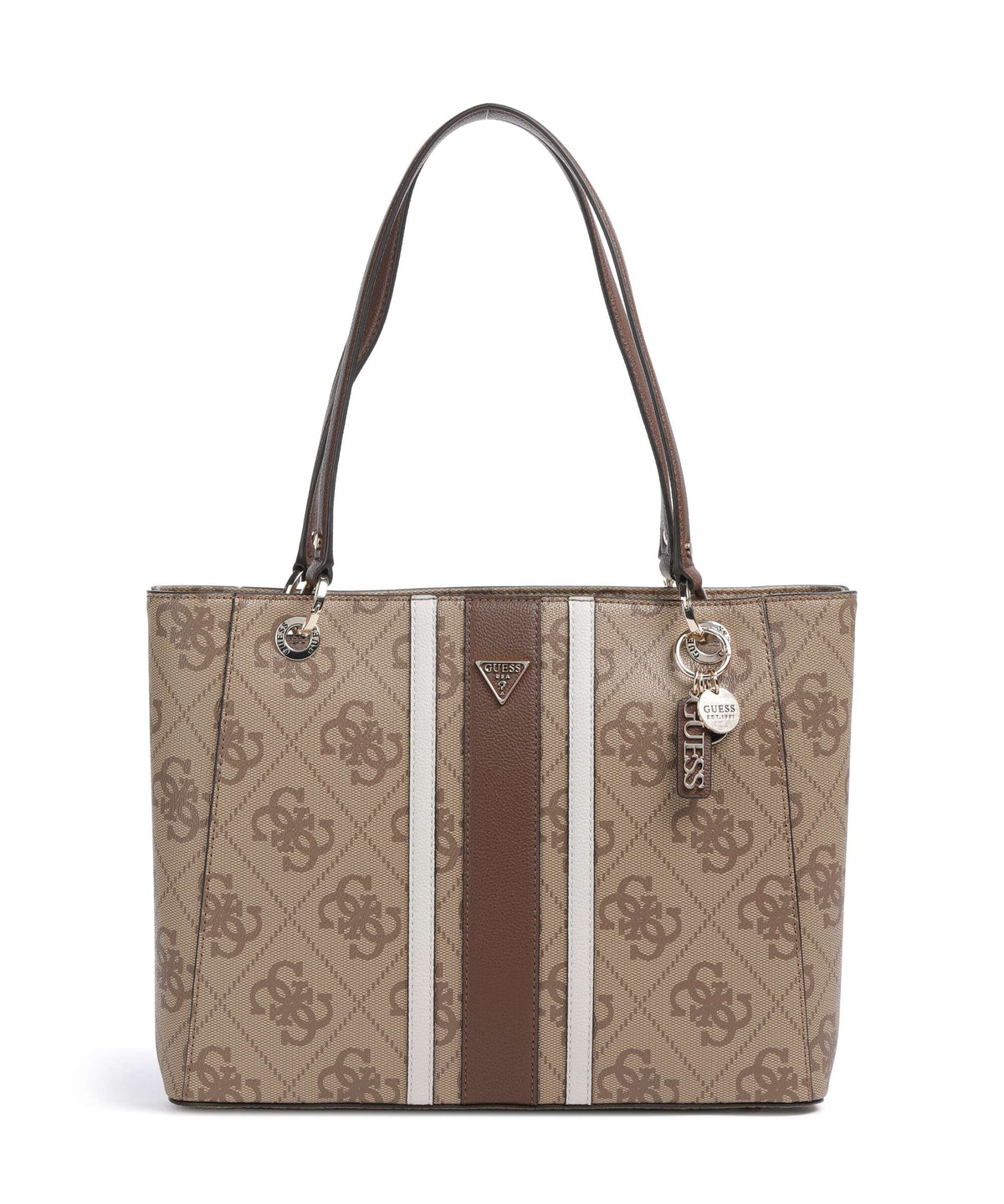 Guess Noelle II Tote bag latte logo/brown
