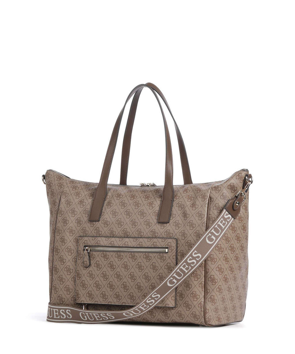 Guess Latona Weekend bag latte logo