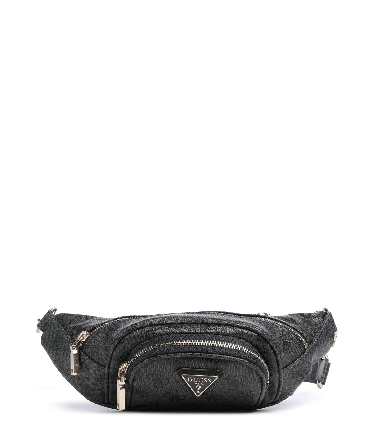 Guess Latona Belt bag coal logo