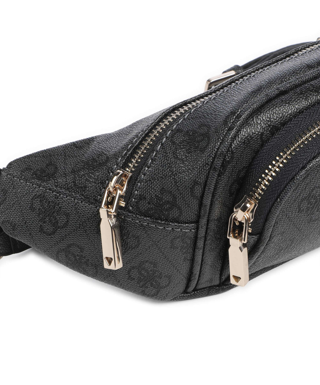 Guess Latona Belt bag coal logo