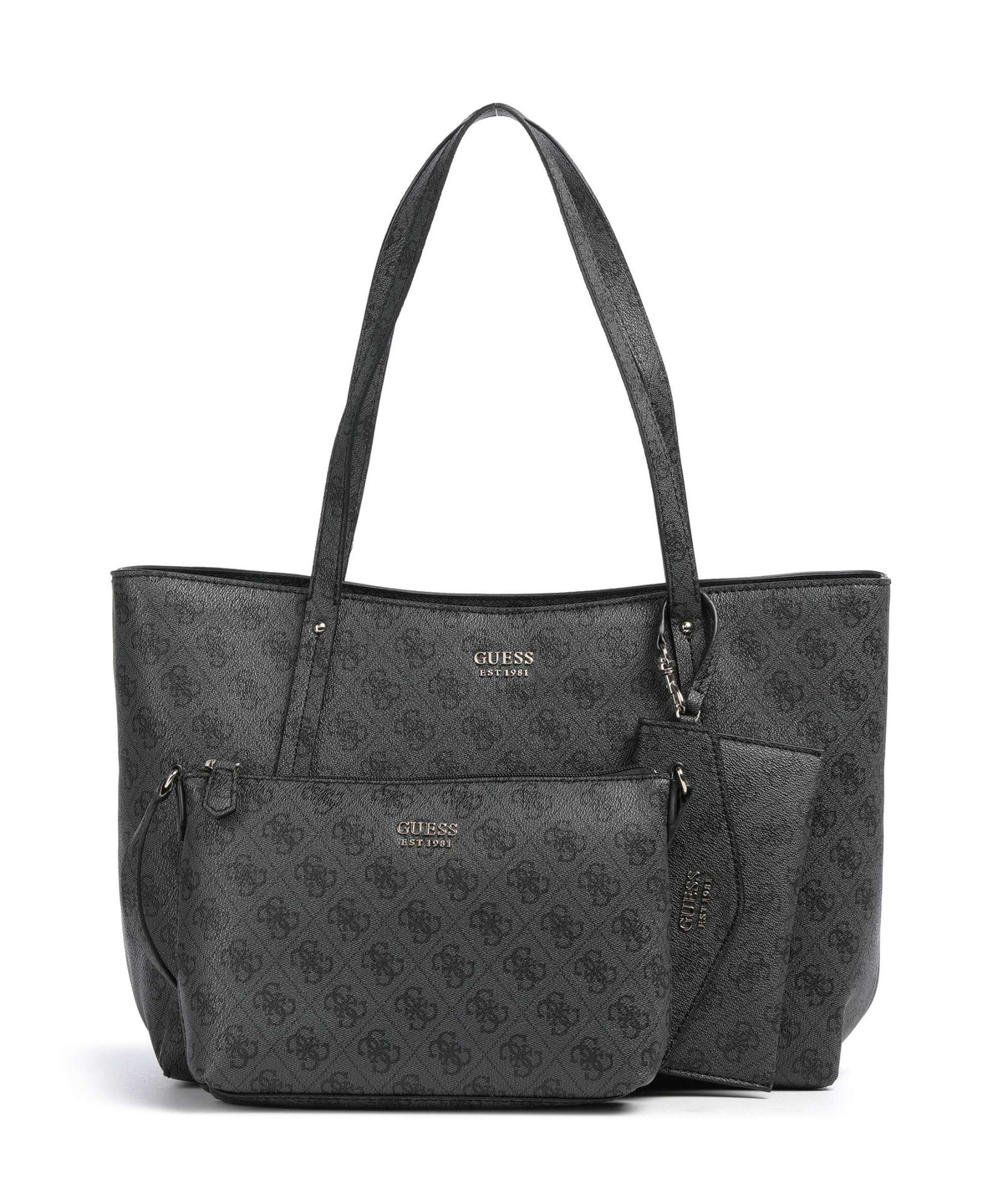 Guess Brenton Tote bag coal logo