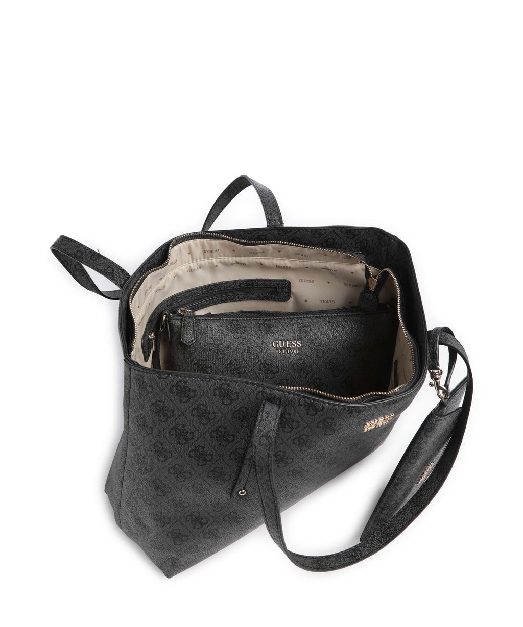 Guess Brenton Tote bag coal logo
