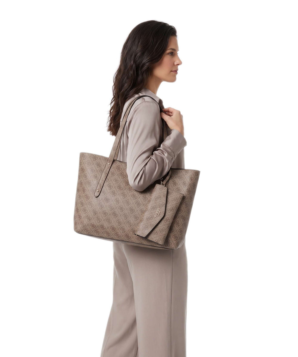 Guess Brenton Tote bag latte logo