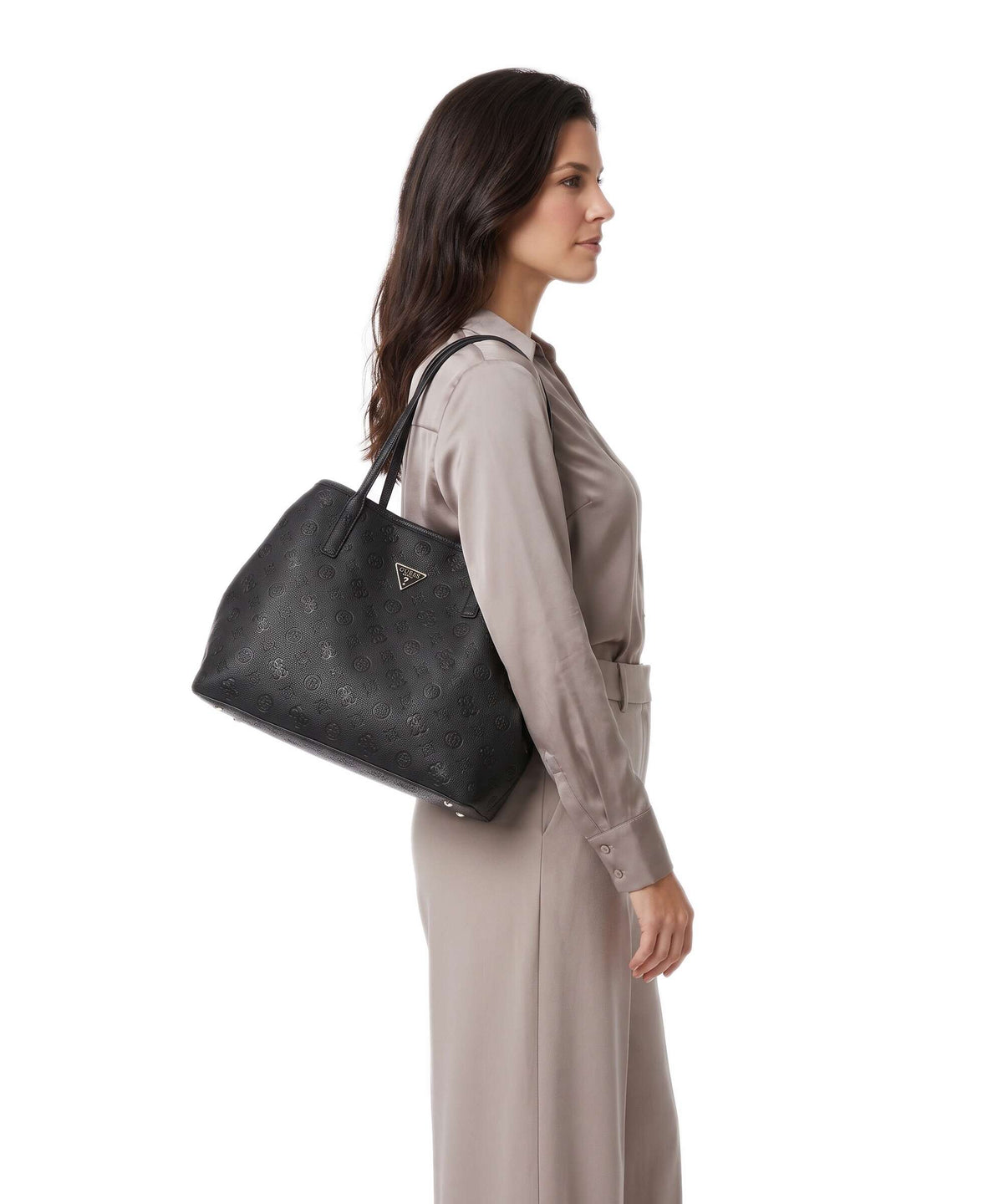 Guess Victtoria Tote bag black logo