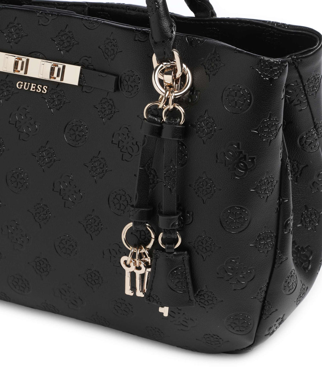 Guess Carmella Girlfriend Handbag black logo
