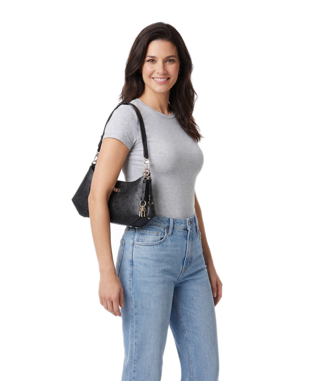 Guess Carmella Shoulder bag black logo
