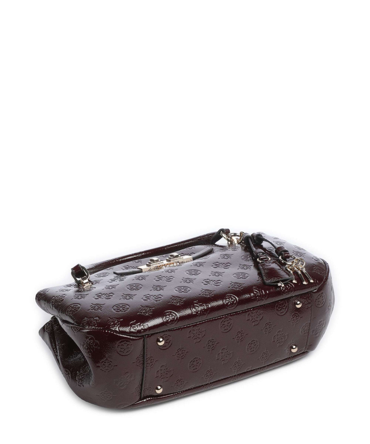 Guess Carmella Handbag burgundy logo