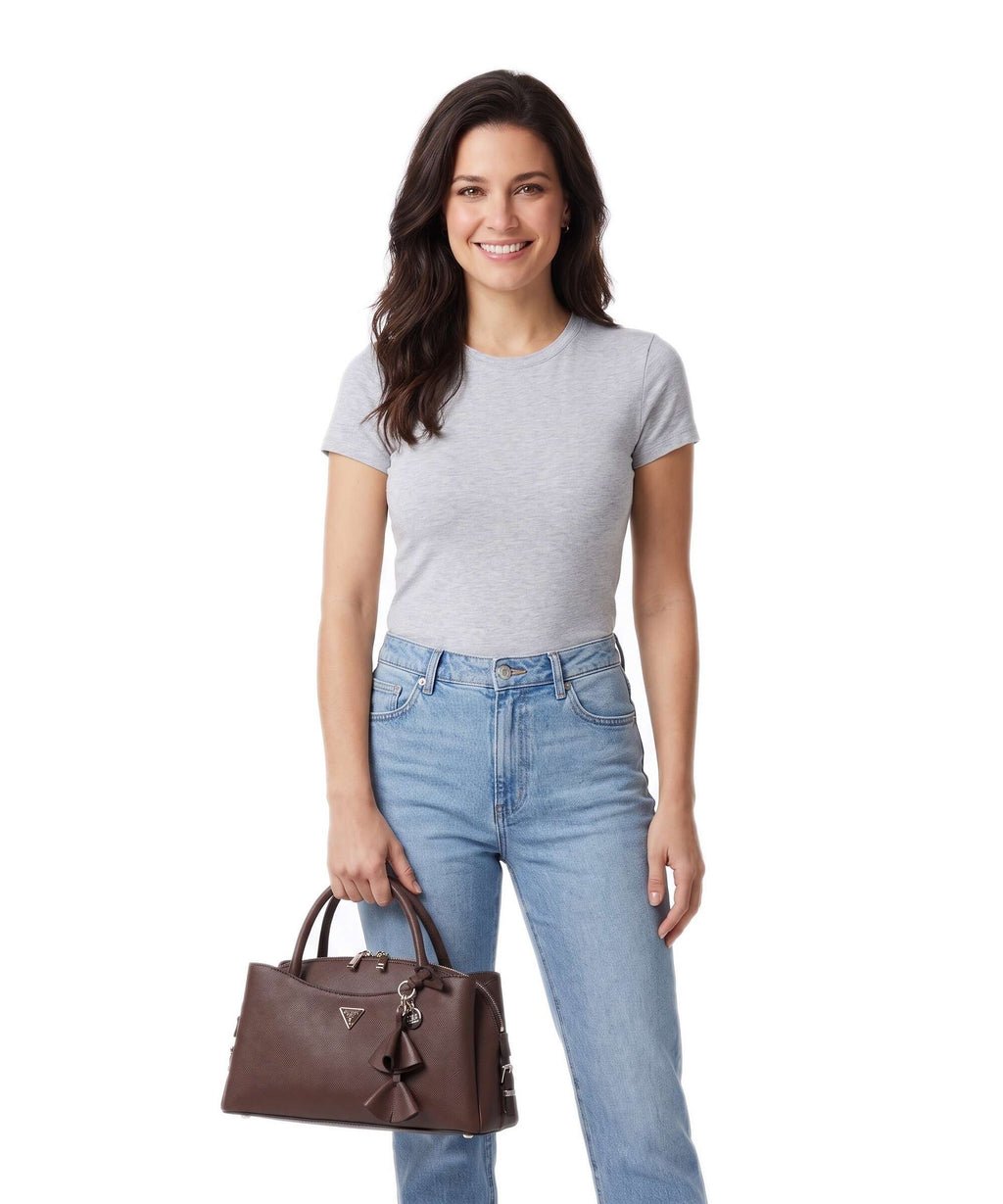 Guess Danielle Girlfriend Small Handbag brown