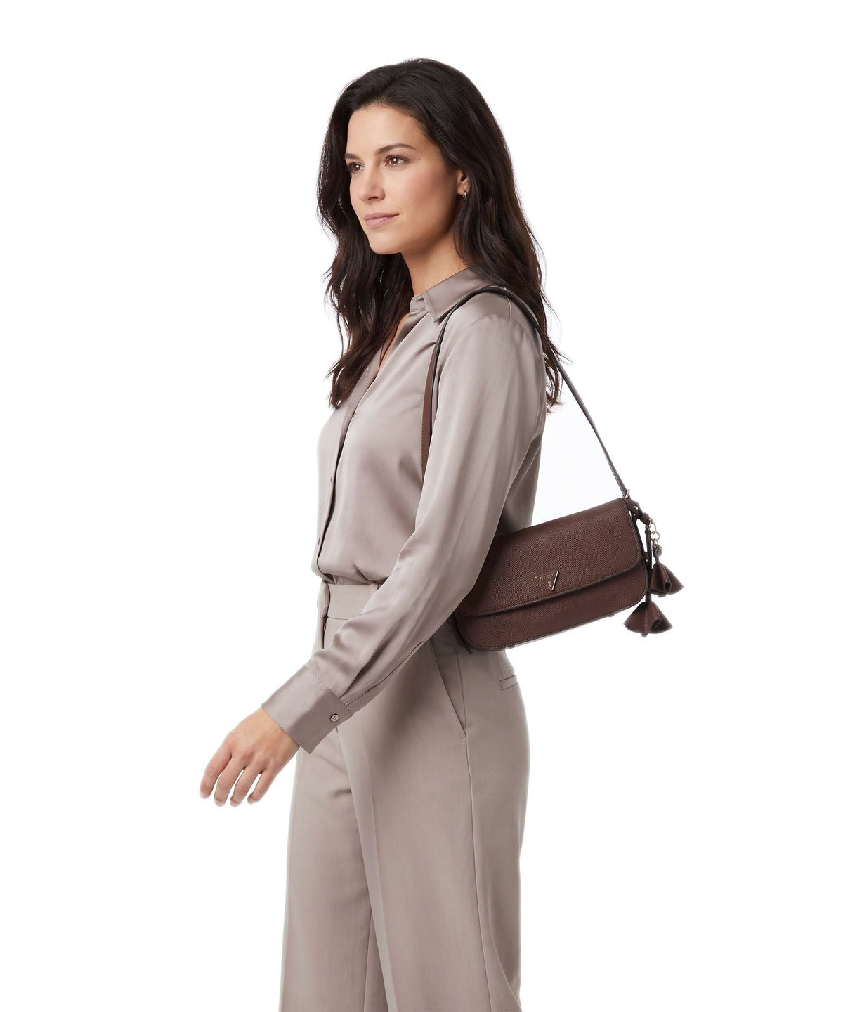 Guess Danielle Shoulder bag brown