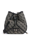 Guess Samantha Mini Bucket bag black logo