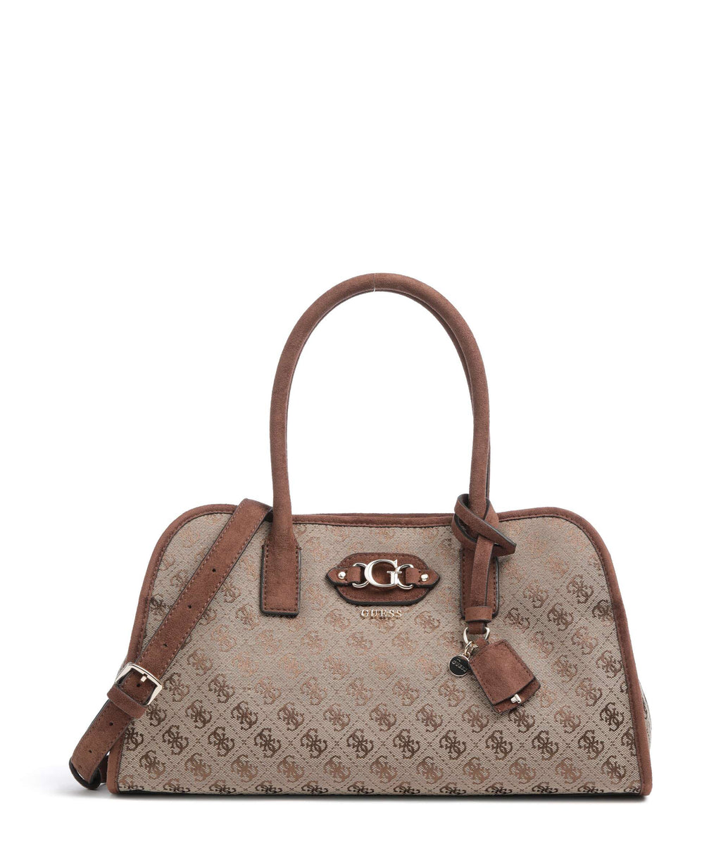 Guess Samantha Girlfriend Handbag latte logo/brown
