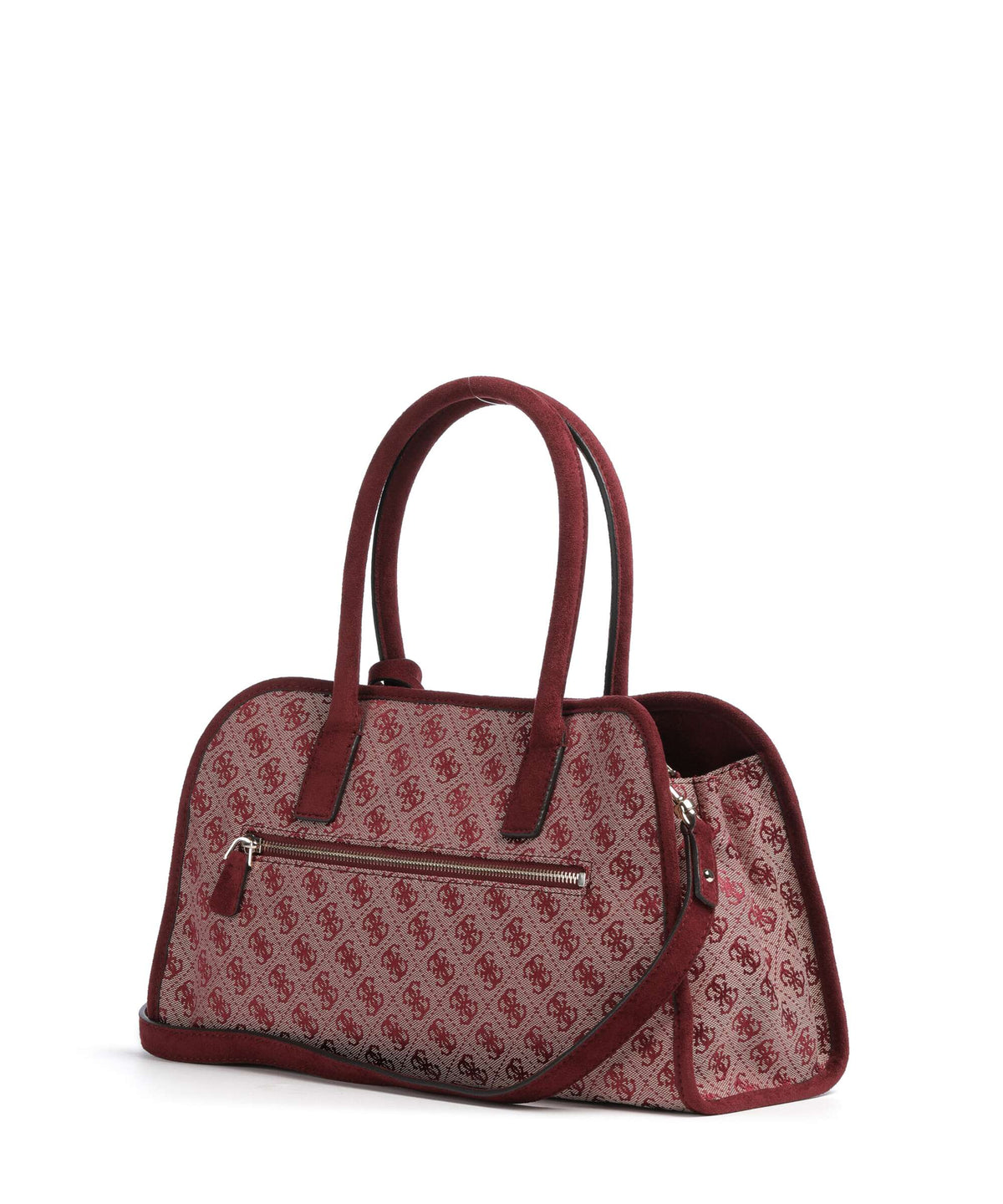 Guess Samantha Girlfriend Handbag merlot logo