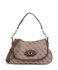 Guess Samantha Shoulder bag latte logo/brown