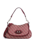 Guess Samantha Shoulder bag merlot logo