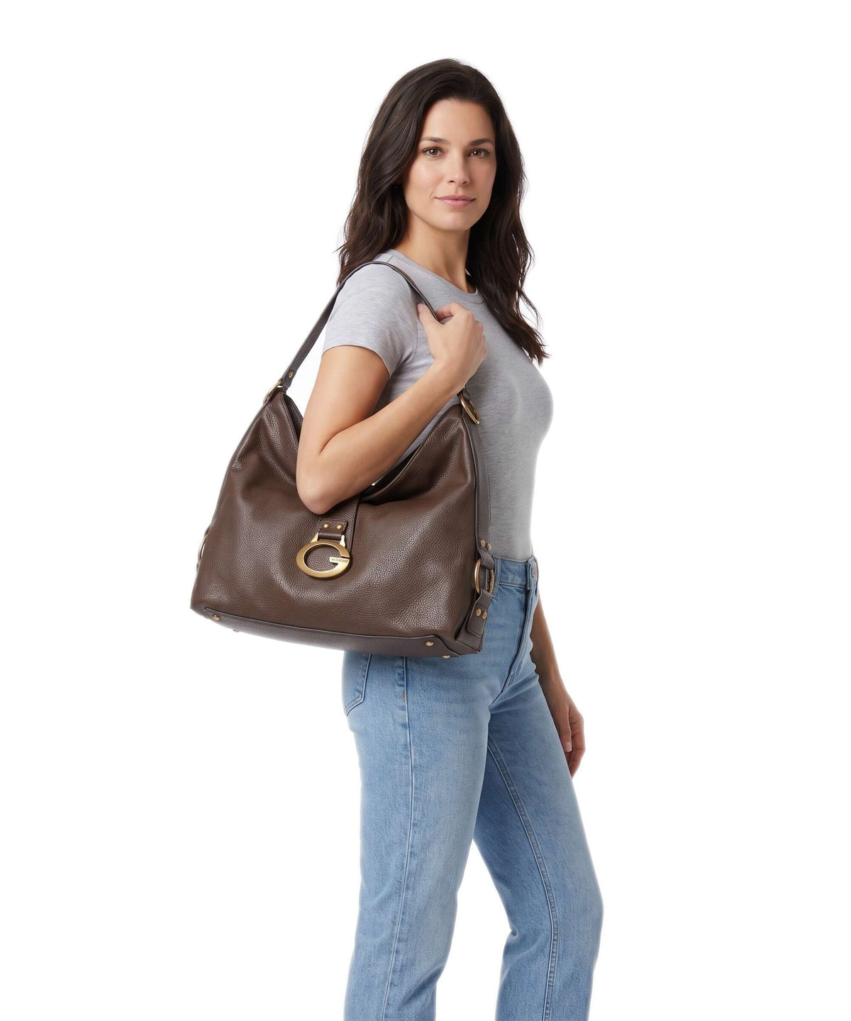 Guess Camden Large Hobo bag espresso