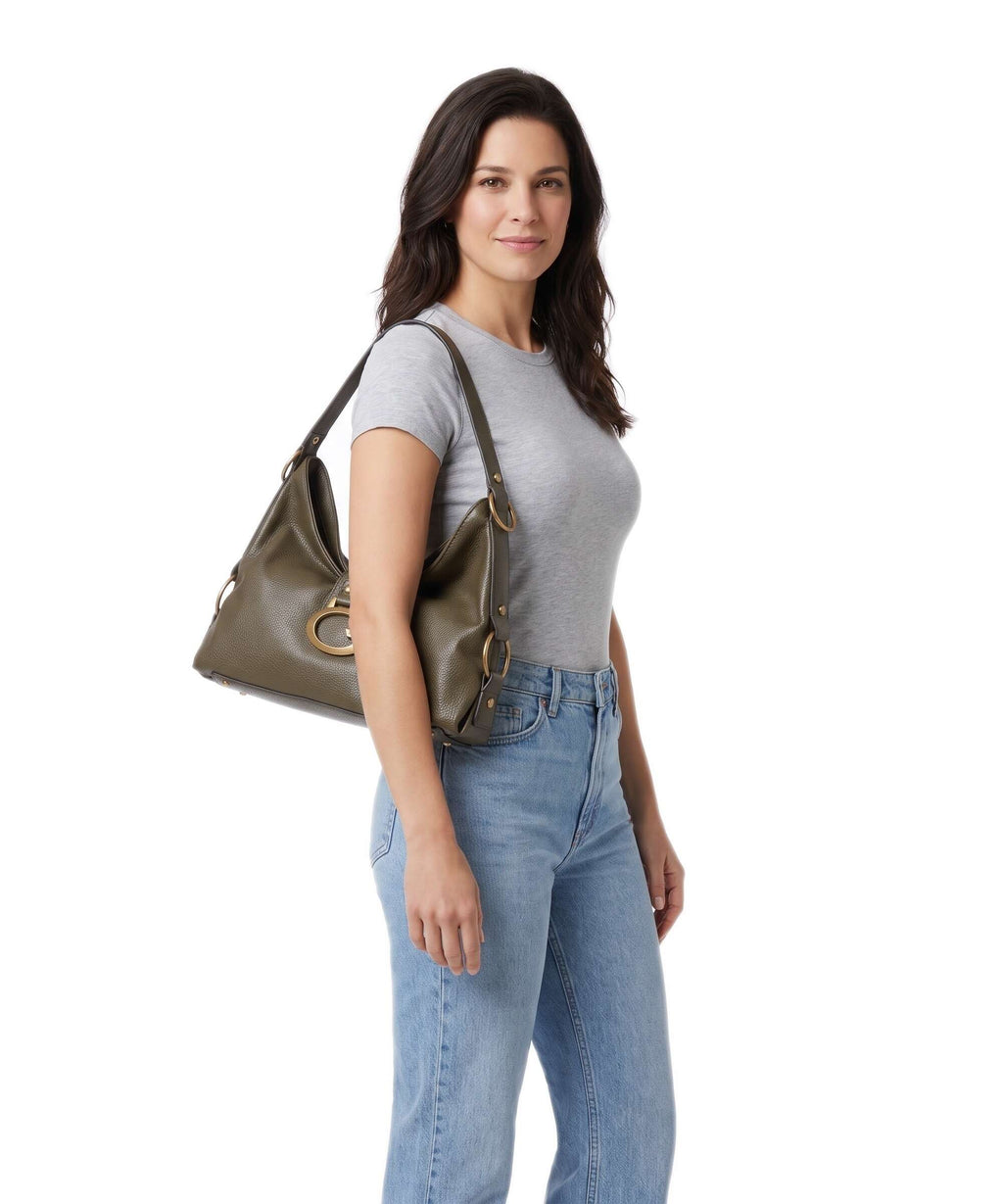 Guess Camden Hobo bag olive