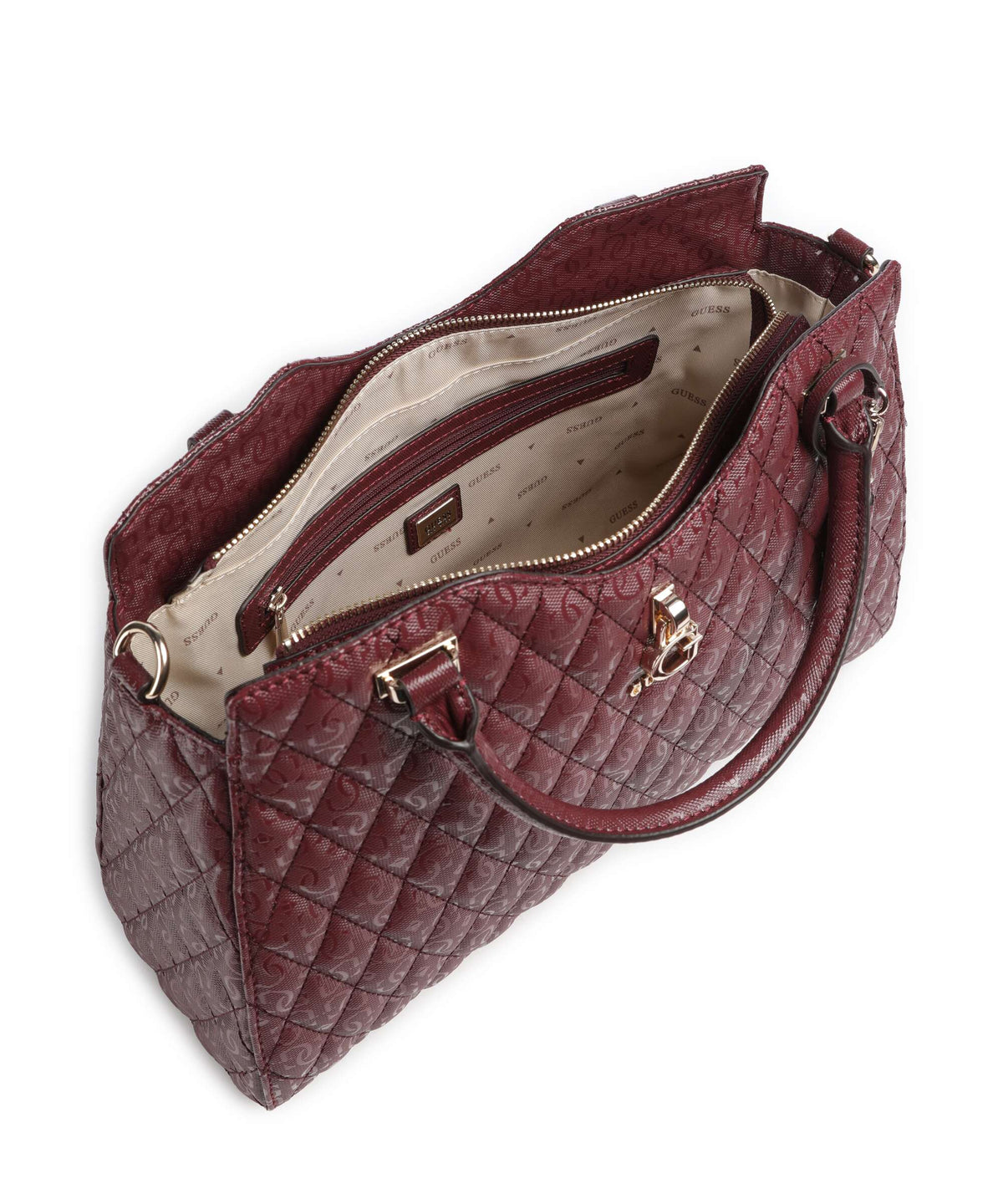 Guess Tamara Handbag merlot
