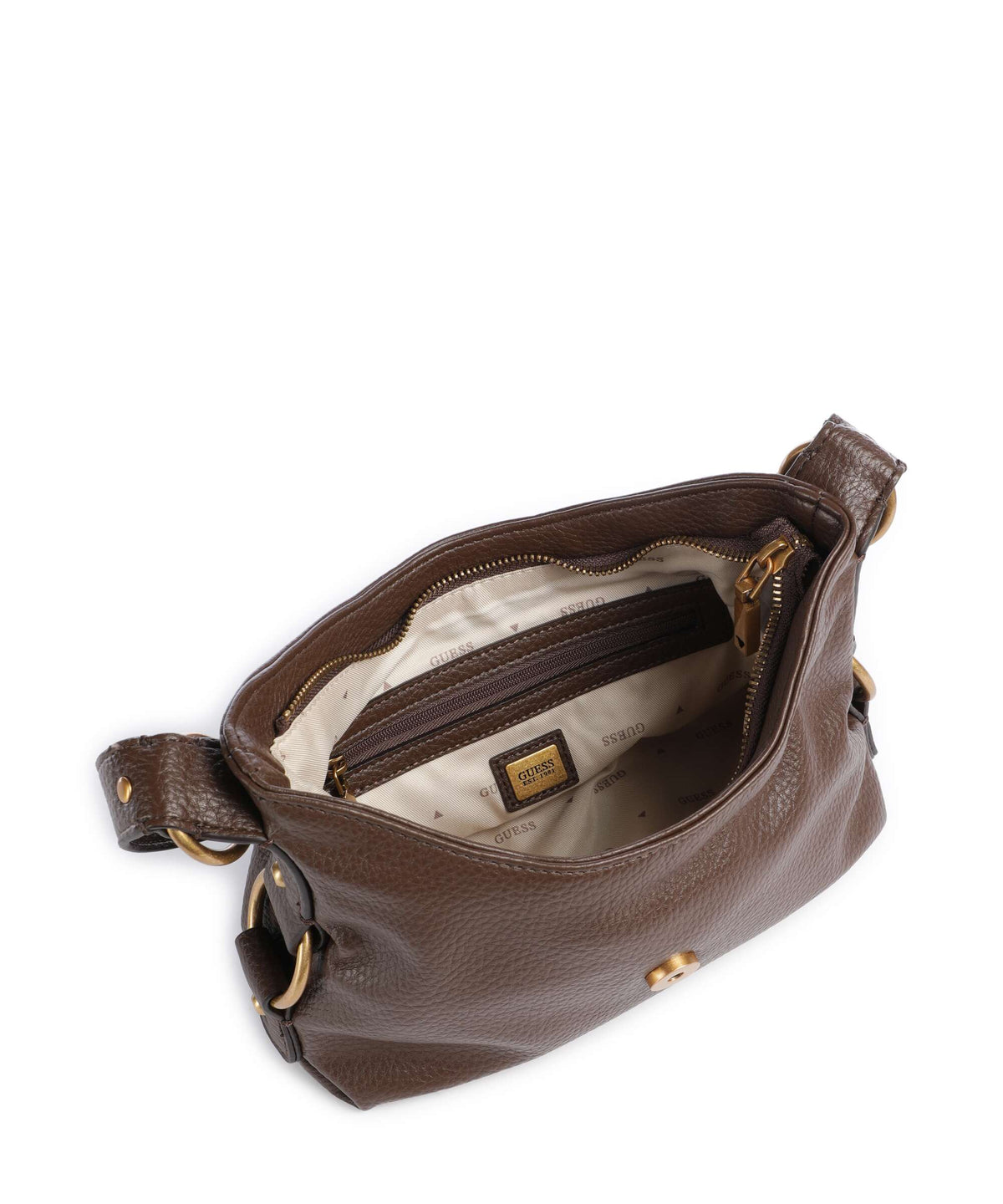 Guess Camden Mini Shoulder bag espresso