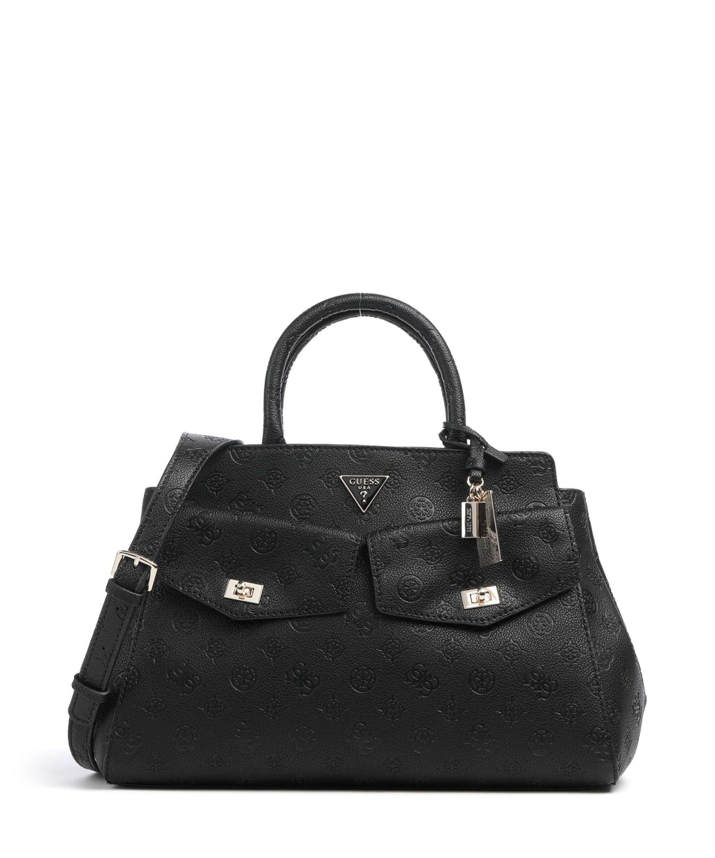 Guess Blake Large Handbag black logo