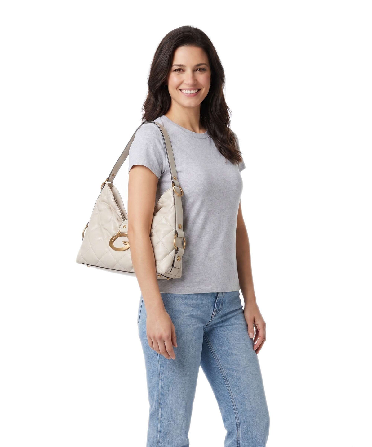Guess Camden Hobo bag bone