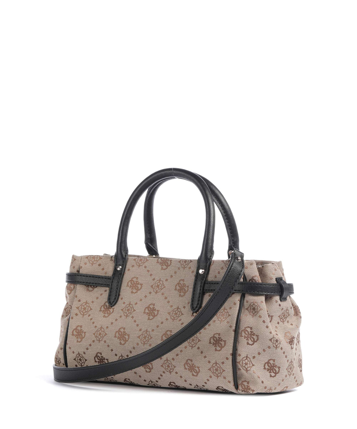 Guess Dorothy Girlfriend Small Handbag latte logo/black