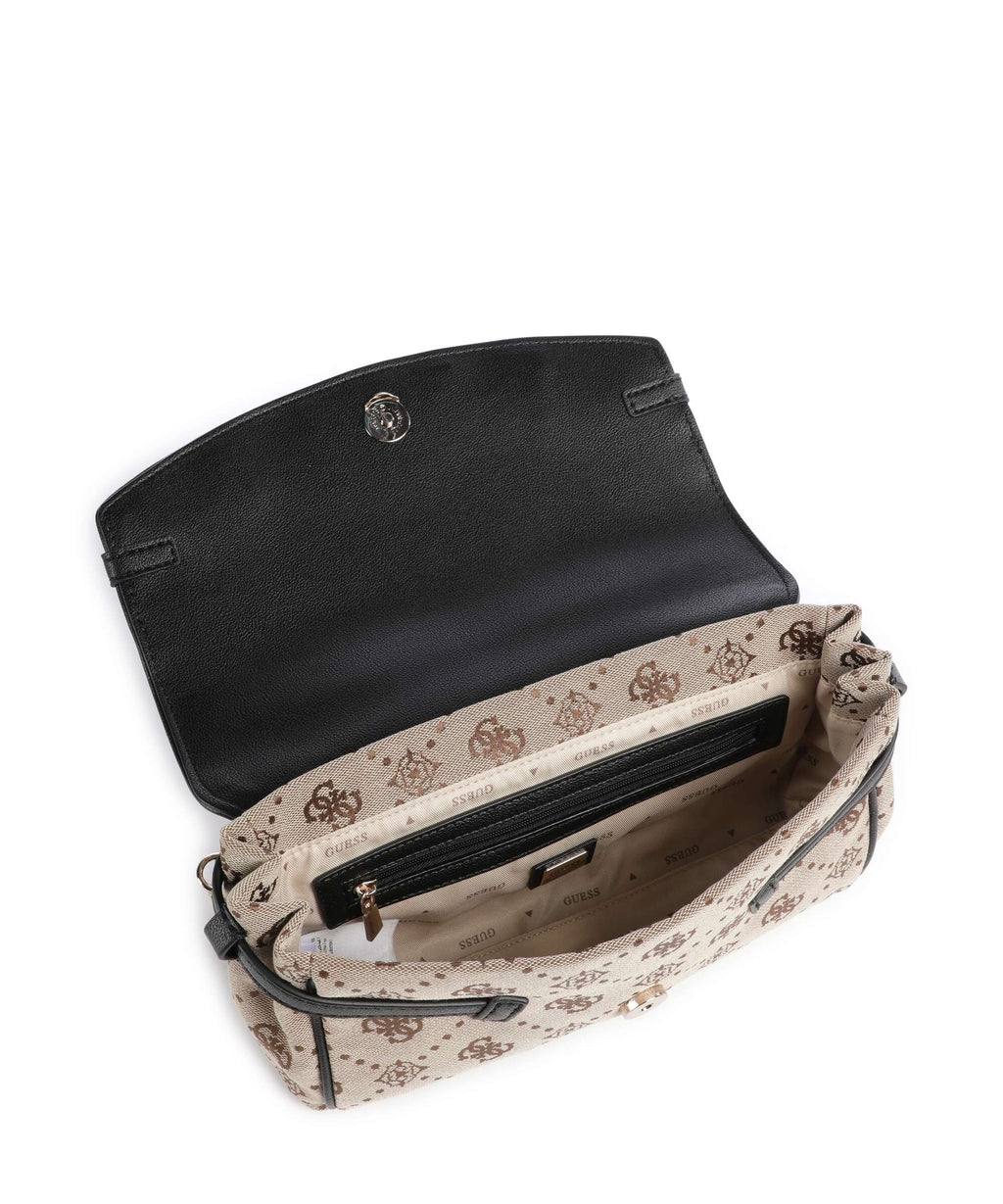 Guess Dorothy Shoulder bag latte logo/black