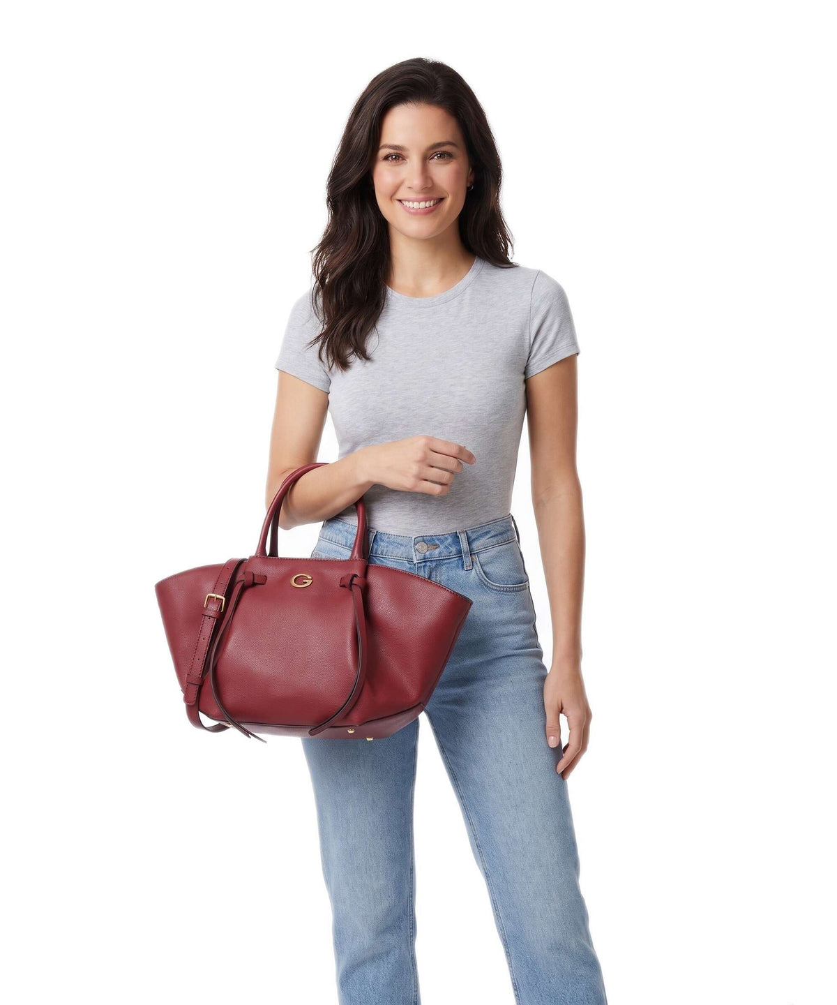 Guess Allegra Girlfriend Handbag red