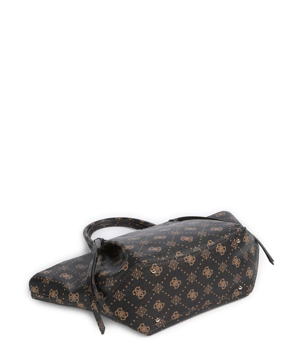 Guess Allegra Girlfriend Logo Handbag espresso logo