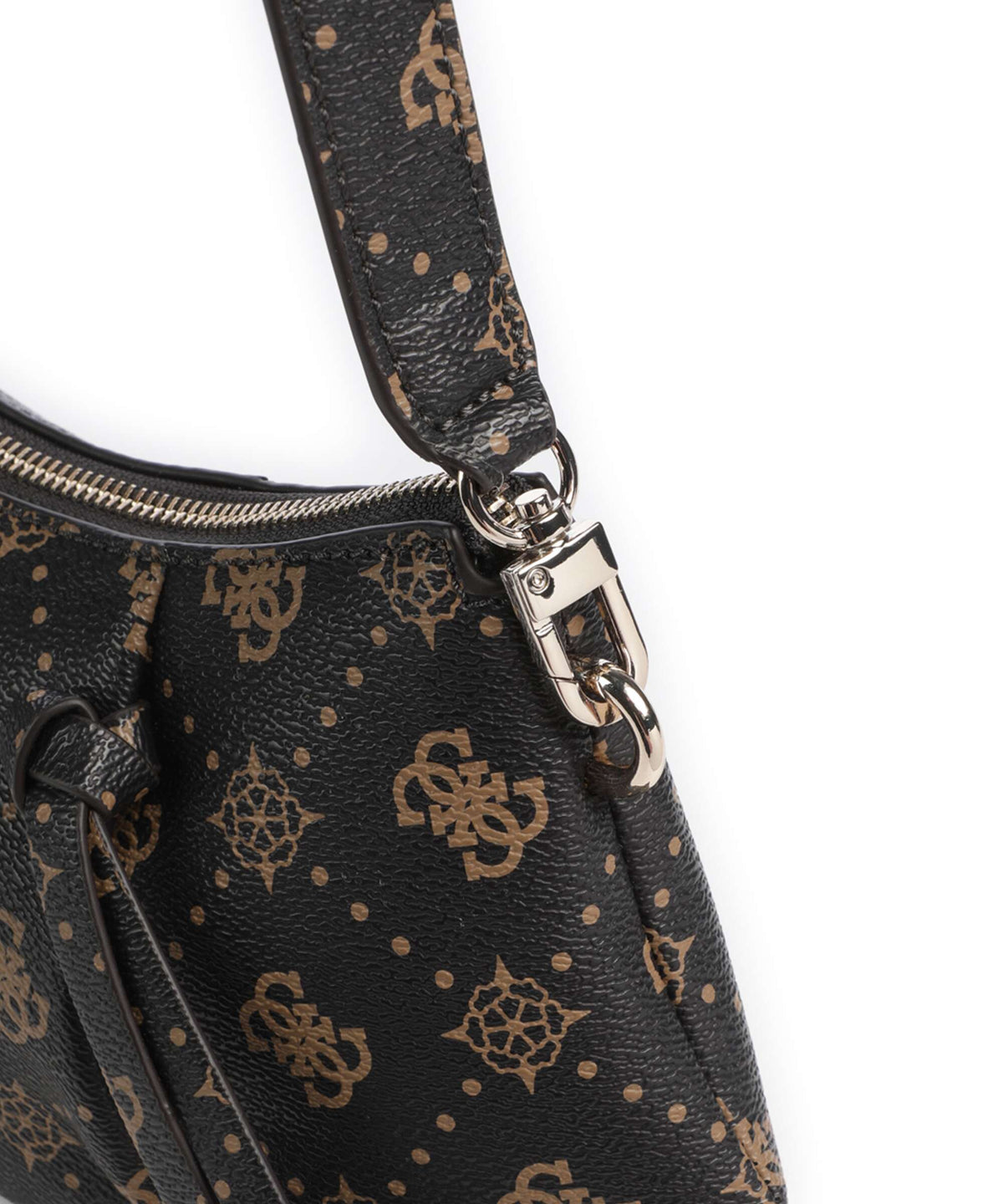 Guess Allegra Logo Shoulder bag espresso logo