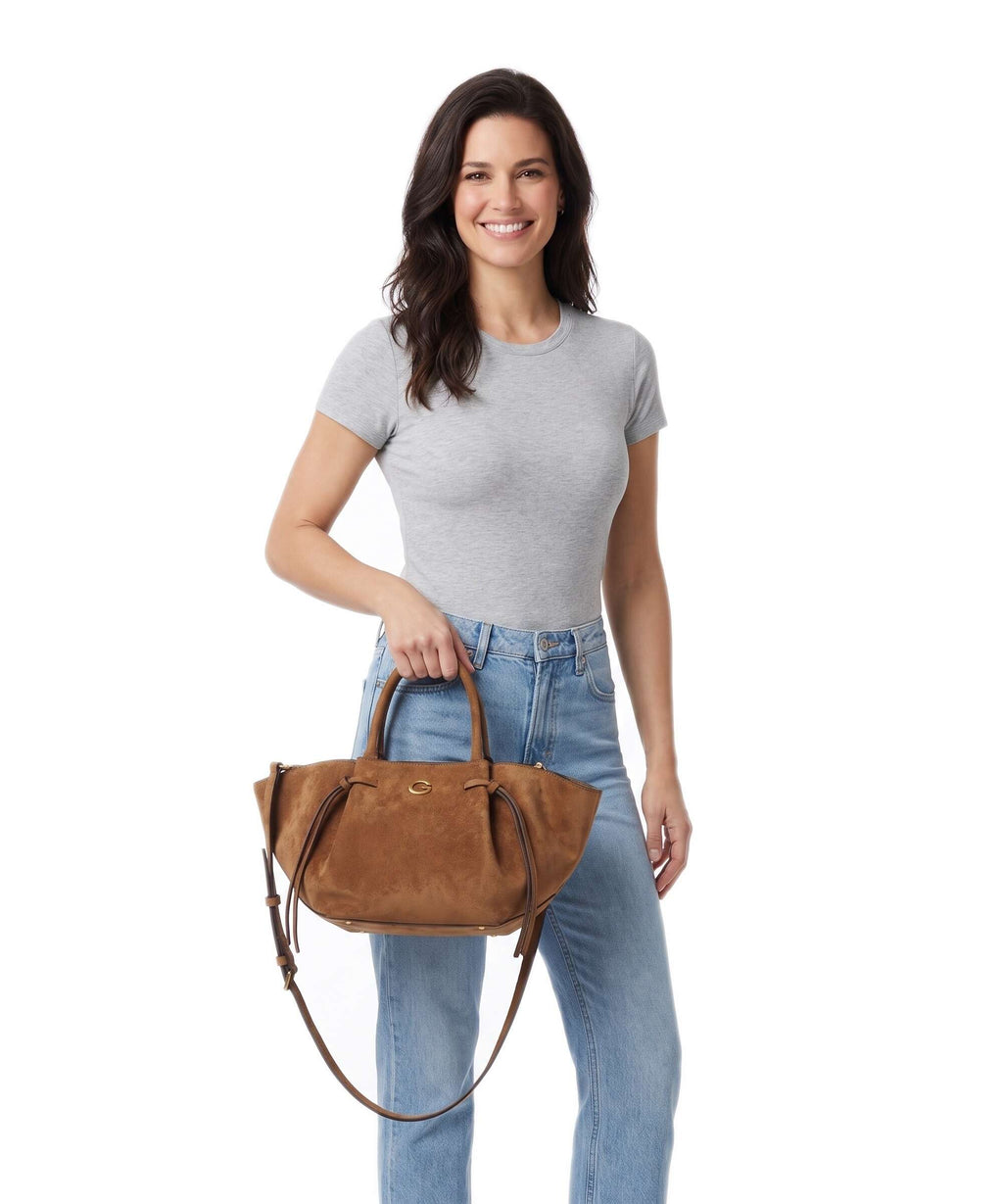 Guess Allegra Girlfriend Handbag cognac