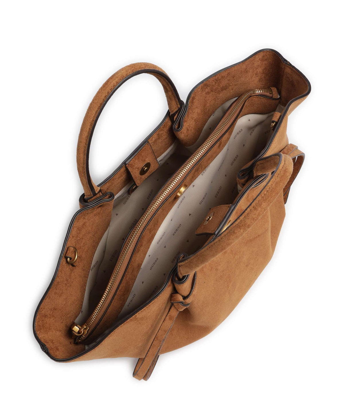 Guess Allegra Girlfriend Handbag cognac