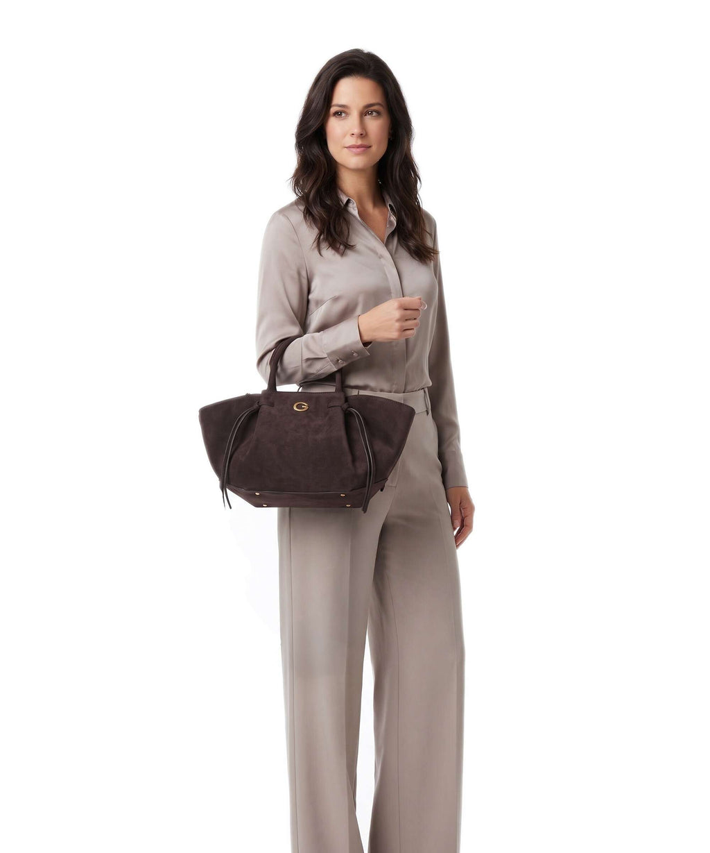 Guess Allegra Girlfriend Handbag espresso