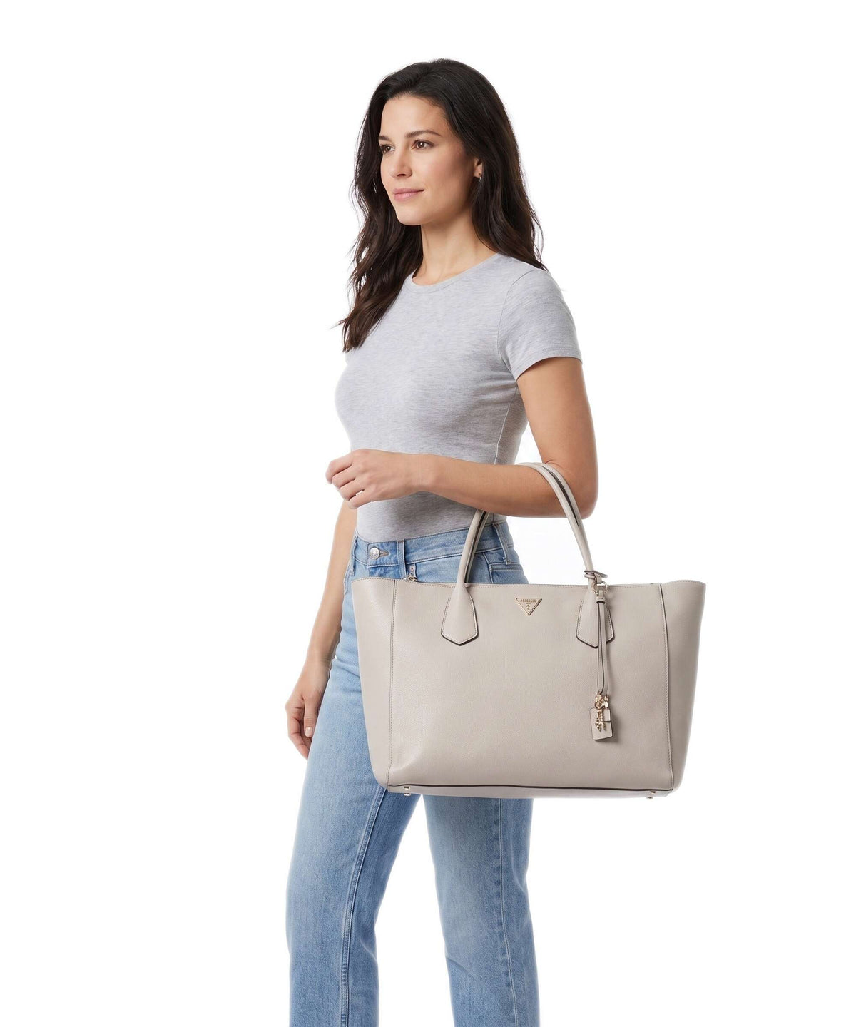 Guess Marissa Tech Handbag bone