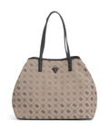 Guess Victtoria Large Tote bag latte logo/black