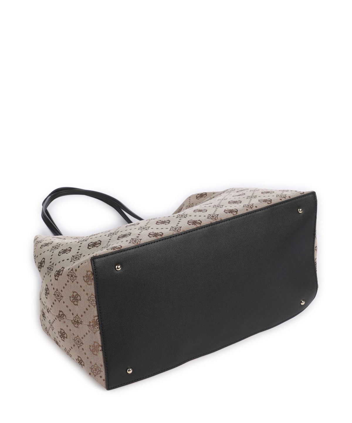 Guess Victtoria Large Tote bag latte logo/black