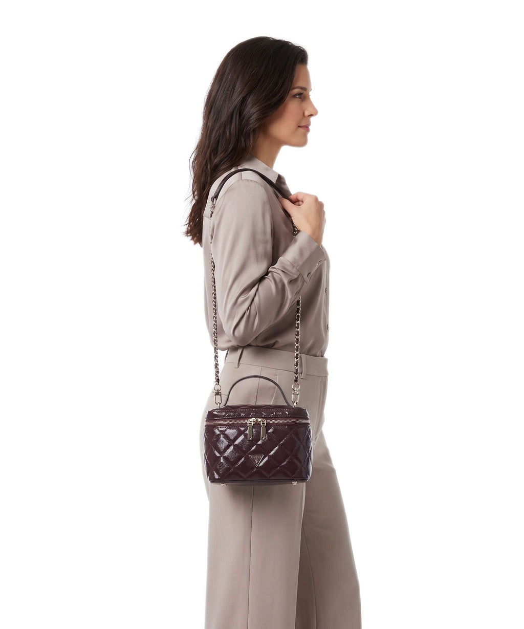 Guess Juliet Crossbody bag burgundy