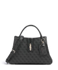 Guess Yvonne Girlfriend Logo Handbag coal logo