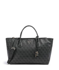 Guess Marissa Tech Logo Handbag coal logo