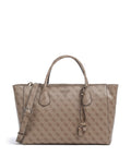 Guess Marissa Tech Logo Handbag latte logo