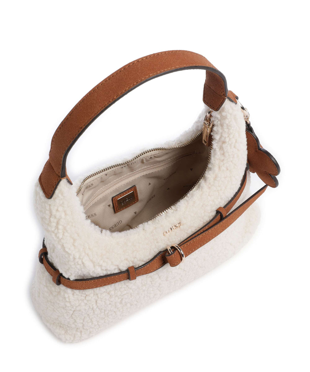 Guess Taylor Mini Shoulder bag off white/cognac