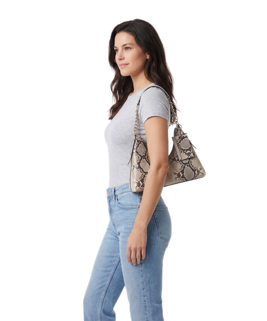 Guess Yvonne Shoulder bag natural