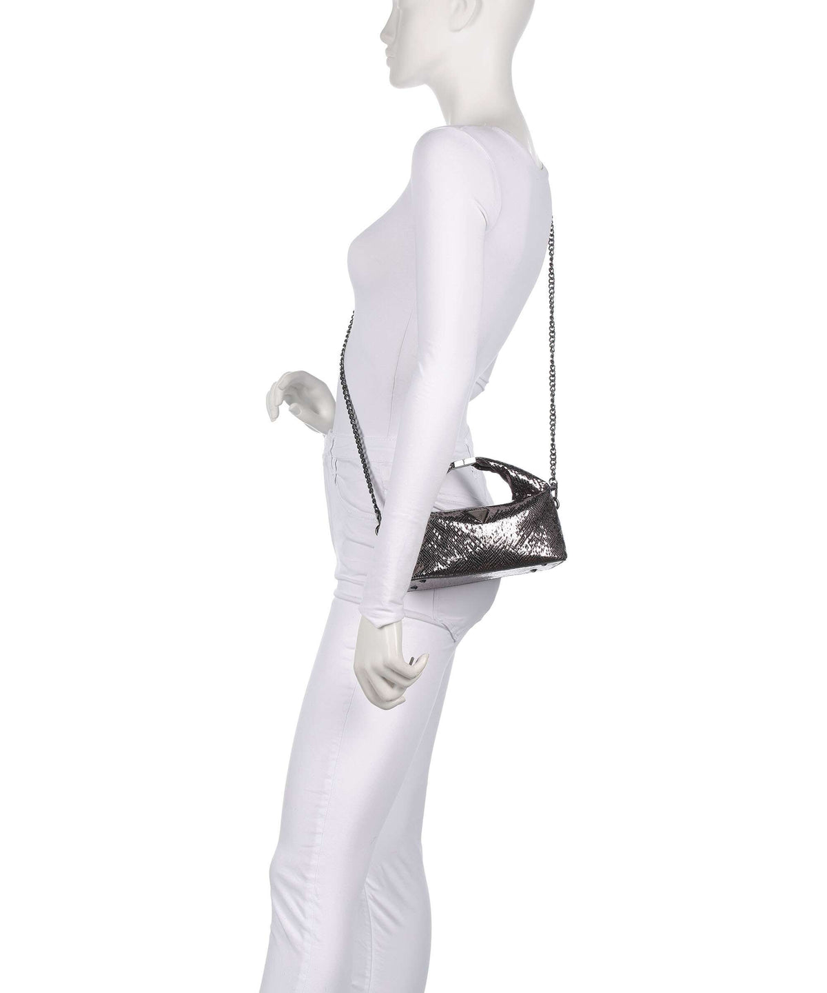 Guess Jewels Crossbody bag pewter