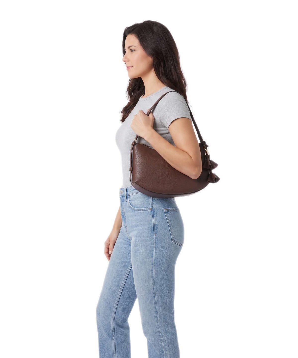 Guess Danielle Medium Shoulder bag brown