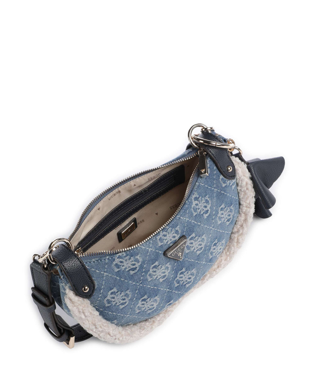 Guess Katie Shoulder bag denim logo