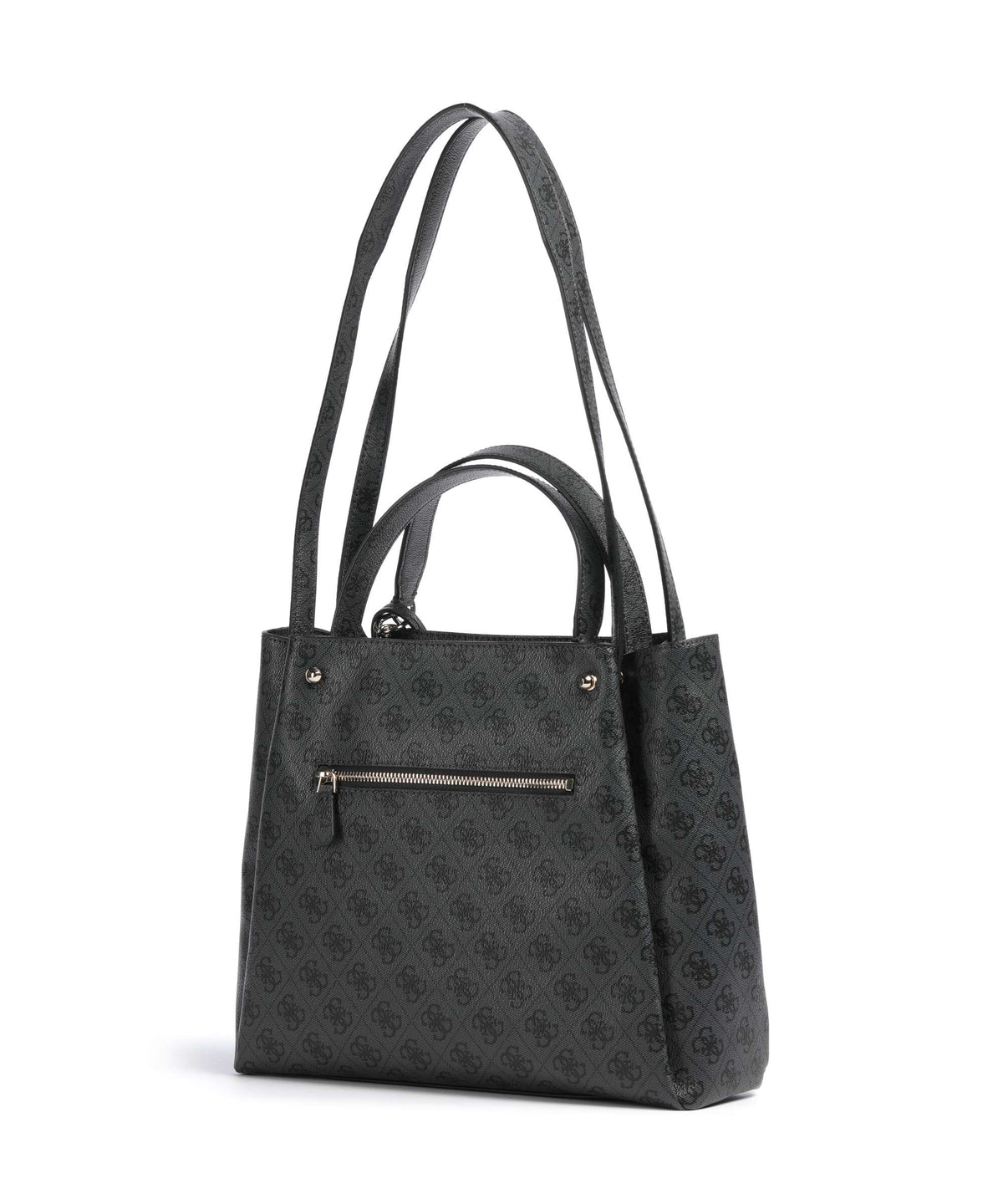 Guess Lorella Girlfriend Logo Handbag coal logo