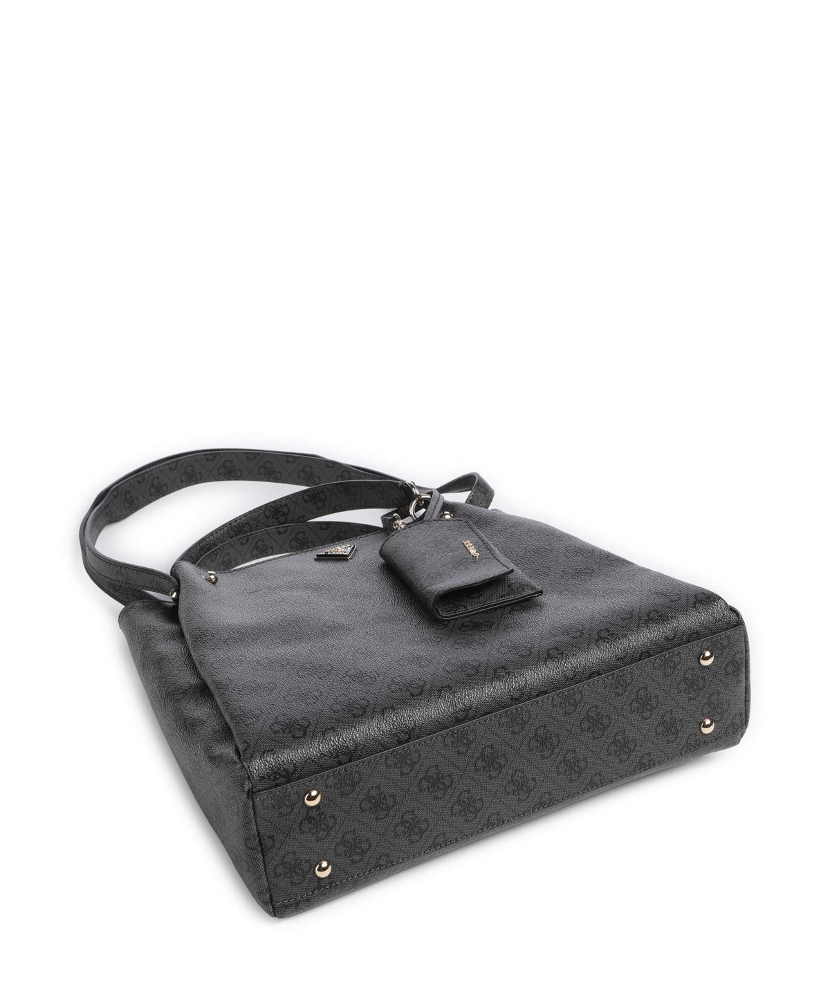 Guess Lorella Girlfriend Logo Handbag coal logo